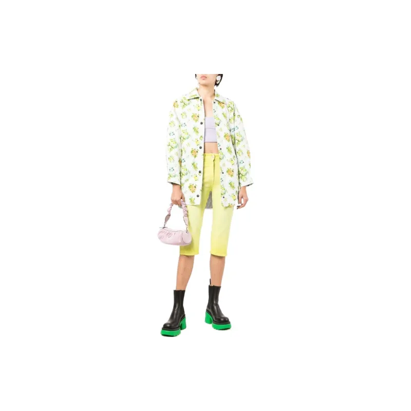 MSGM Mid rise Cropped Trousers-1