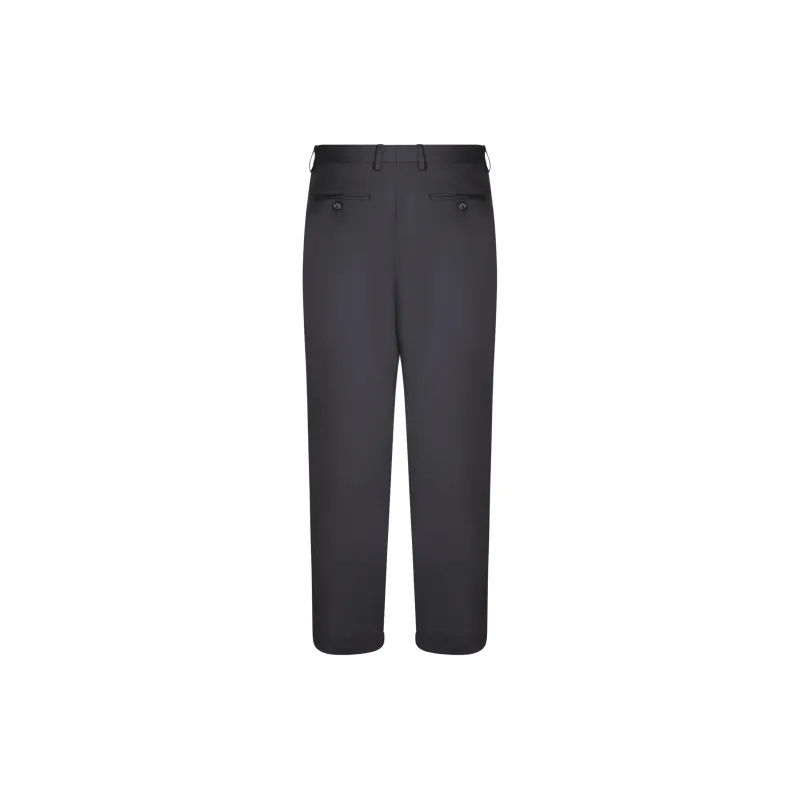 GIORGIO ARMANI Single Pleated Stretch Trousers-1