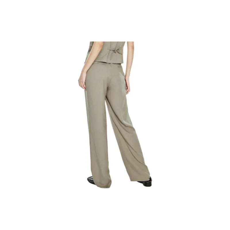 COVERINS Casual Pants Women's Gray Green-3