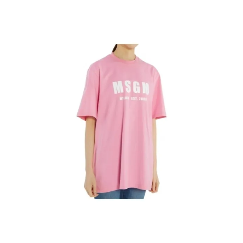 MSGM T Shirts Women's Pink-3