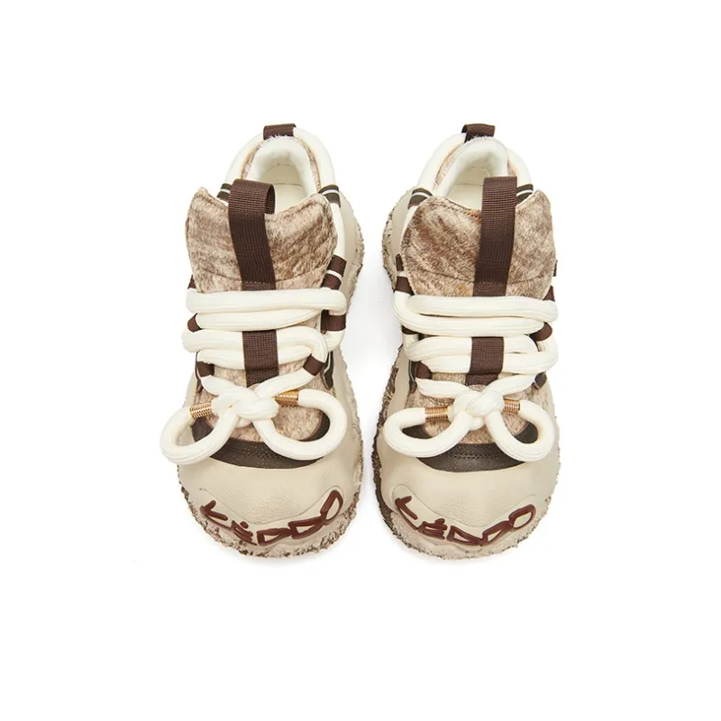 KEDDO Paint Is Not Dry Low-Top Chunky Sneakers Unisex-21