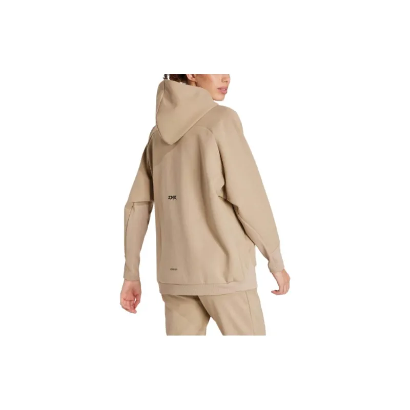 Adidas W Z.N.E. WTR OH Sweatshirt Women's Milk Tea Beige-2