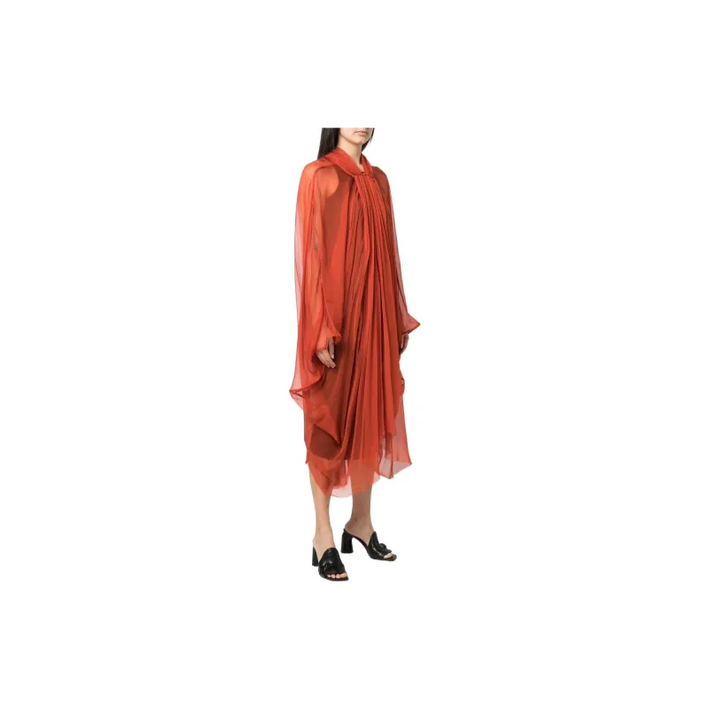 RICK OWENS Short-Sleeved Dresses Women's Red-3
