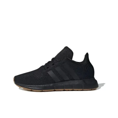 adidas Swift Run 1.0 Big Kid 'Black Gum'