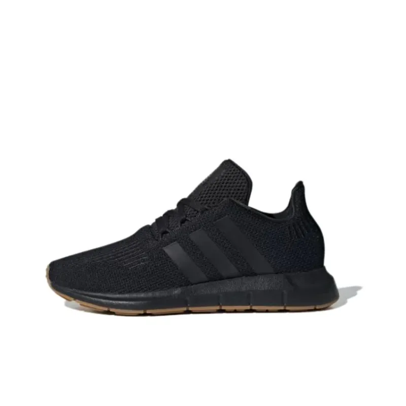 adidas Swift Run 1.0 Big Kid 'Black Gum'-0