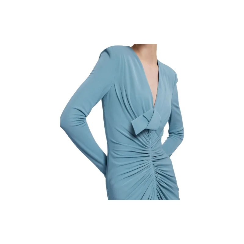 ELIE SAAB V neck Jersey Dress-2