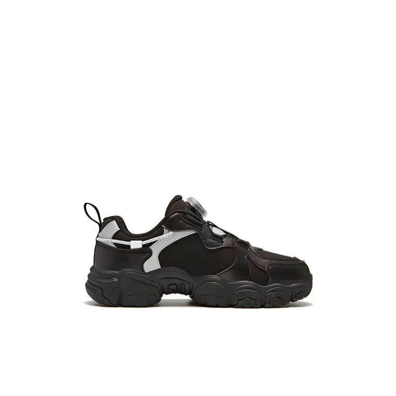 FILA KIDS Cat Paw Abrasion Resistant Low Top Kids' Running Shoes Black Kids'-4