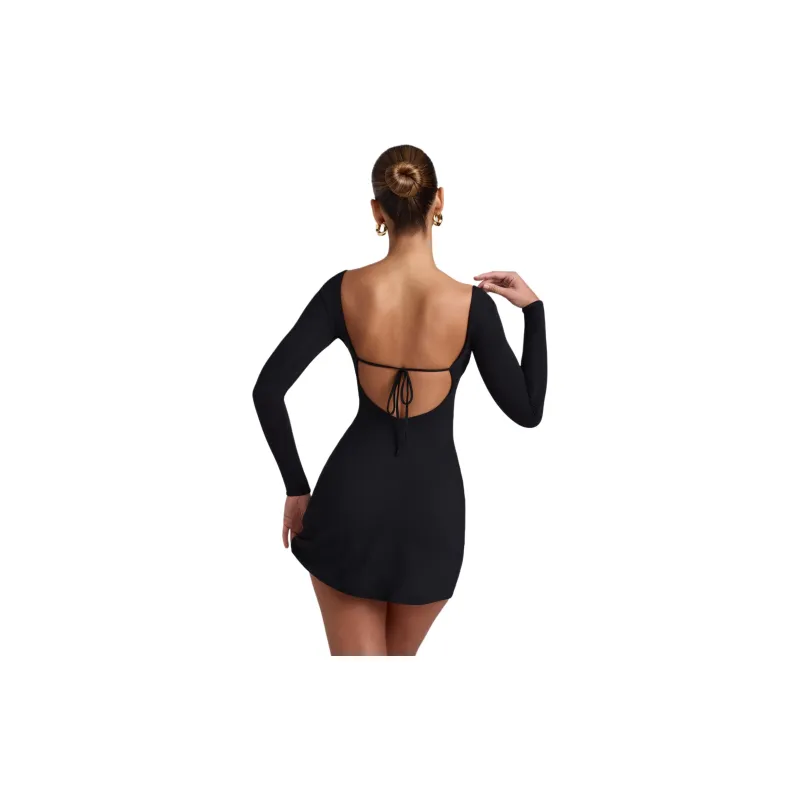 OH POLLY HOPE Long-Sleeved Dresses Women's Black-3