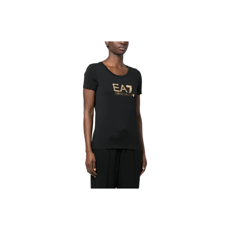 EMPORIO ARMANI Embellished Crewneck T-Shirt-3