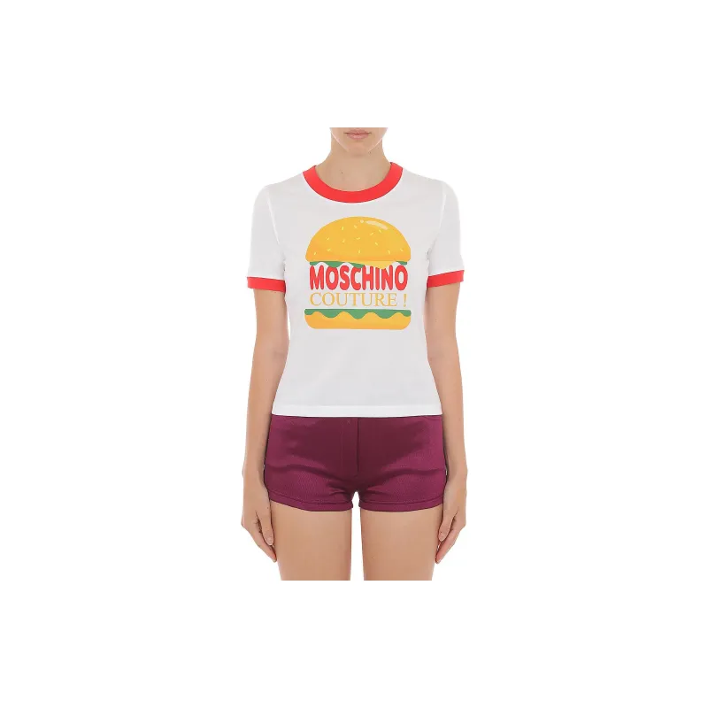 MOSCHINO Couture Logo Printed Crewneck T Shirt-1