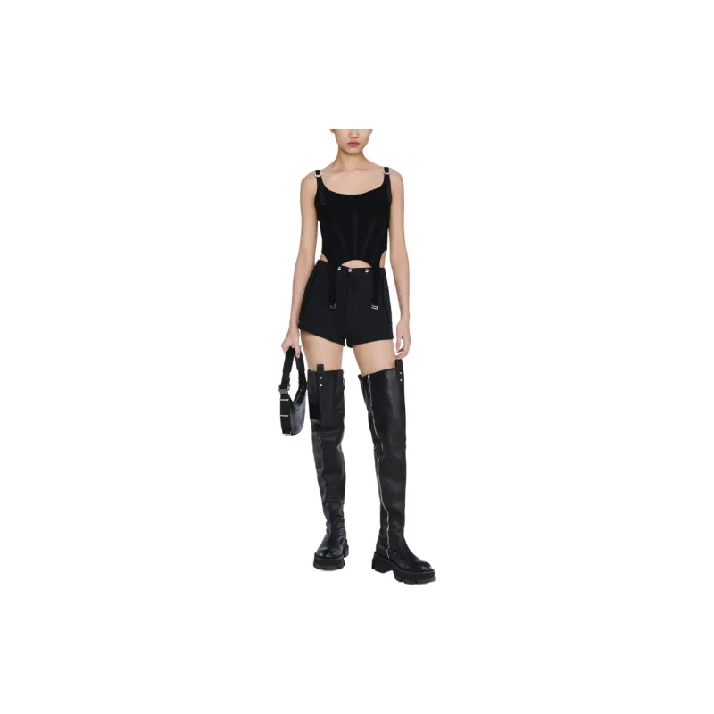 DION LEE Tank Tops Women's Black-1