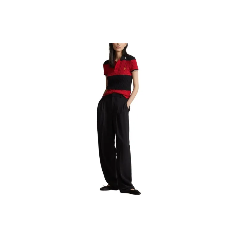 Polo Ralph Lauren SS24 Polo Shirt Women's Black-1