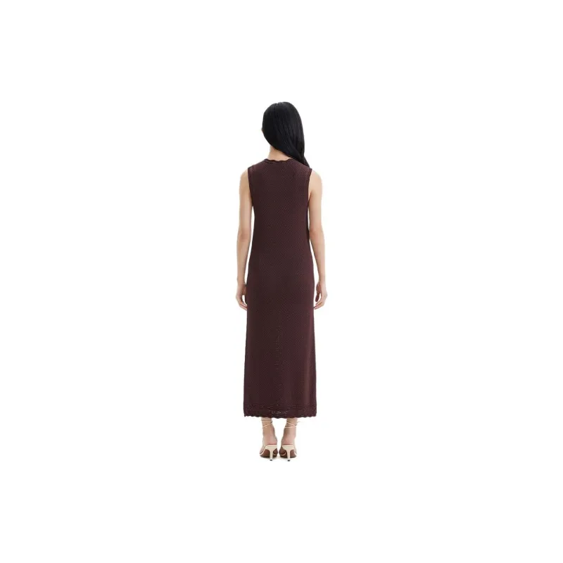 FRAME Sleeveless Knitted Maxi Dress-2