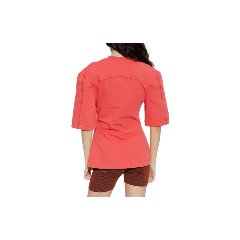 Jacquemus T Shirt Women's Orange Red-2