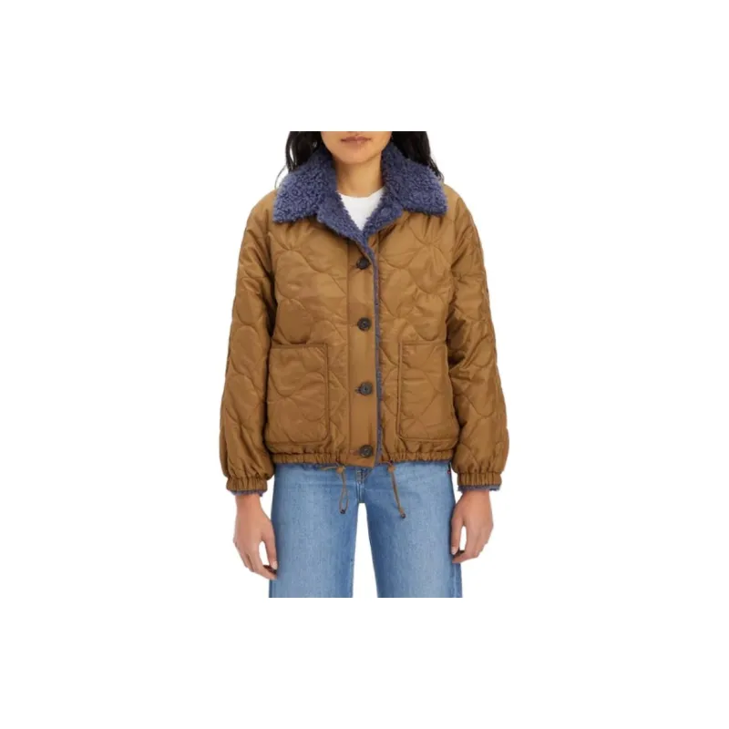 Levis Jackets Women's Brown-2