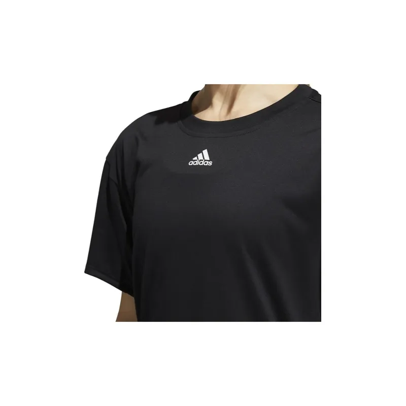 adidas Women's Training 3-Stripes AEROREADY Tee Black-4