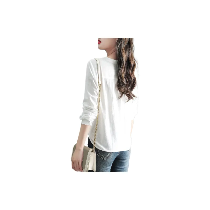 Mo Han Yi Mei Shirt Women's White-3