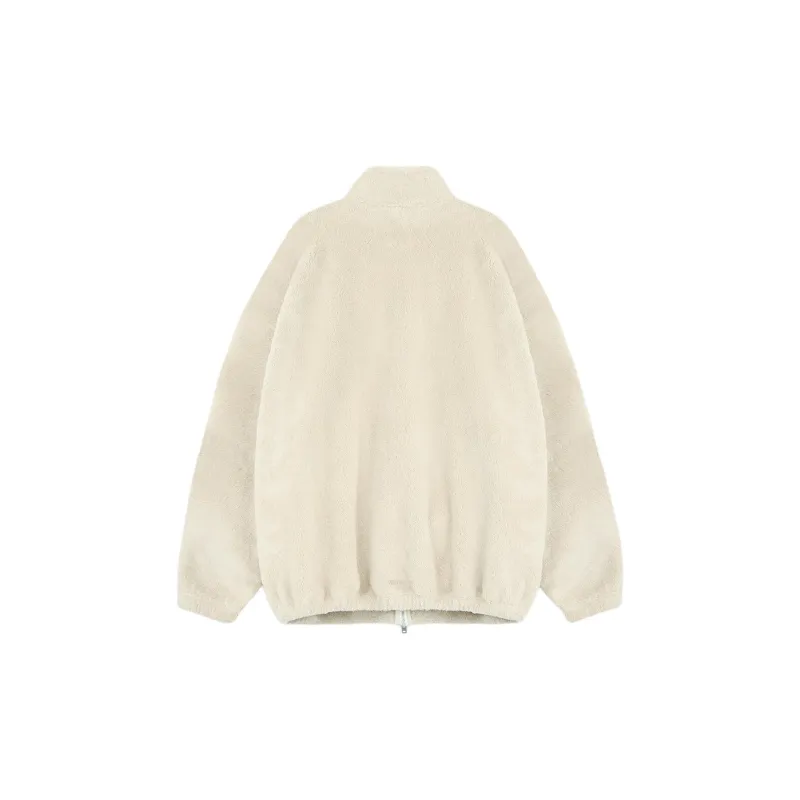 WE11DONE Boucle Logo Fleece Jacket-1
