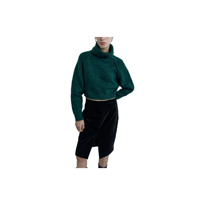 ZARA Knitwear Women's Green-2