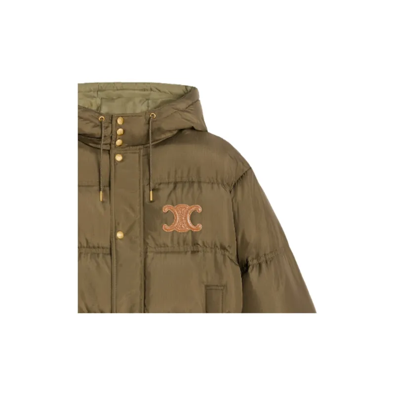 CELINE FW23 Down Jacket Women's Khaki-5
