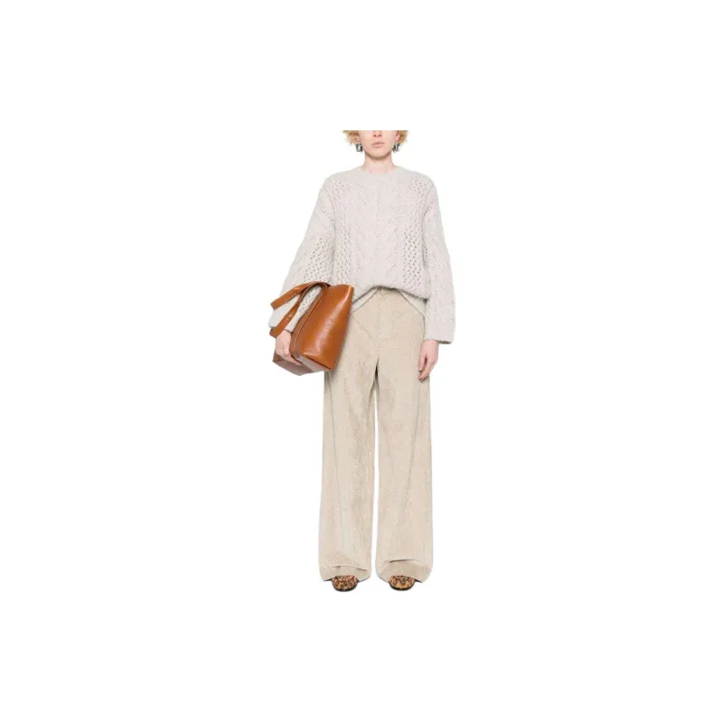 Brunello Cucinelli Chunky Knit Crewneck Jumper-1