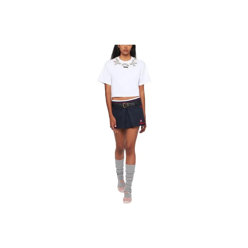 MIU MIU T Shirts Women's White-1