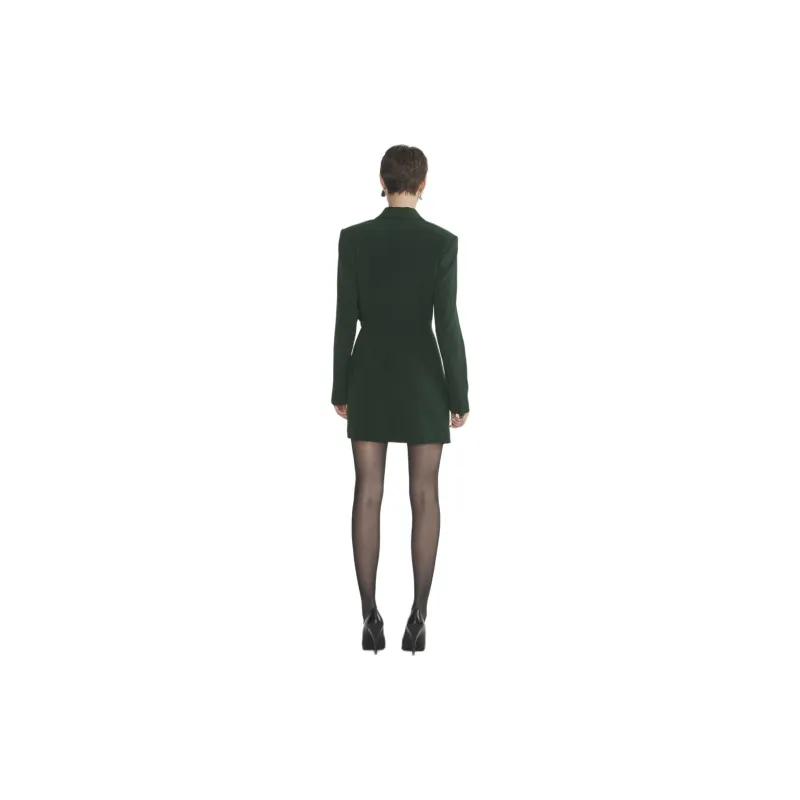 ARITZIA Babaton Pavillion Dress Long-Sleeved Dresses Women's Scarab/Scarab Beetle Color-3