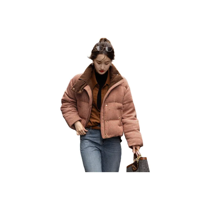 【dme】 Puffer Jacket Women's Orange Red-2
