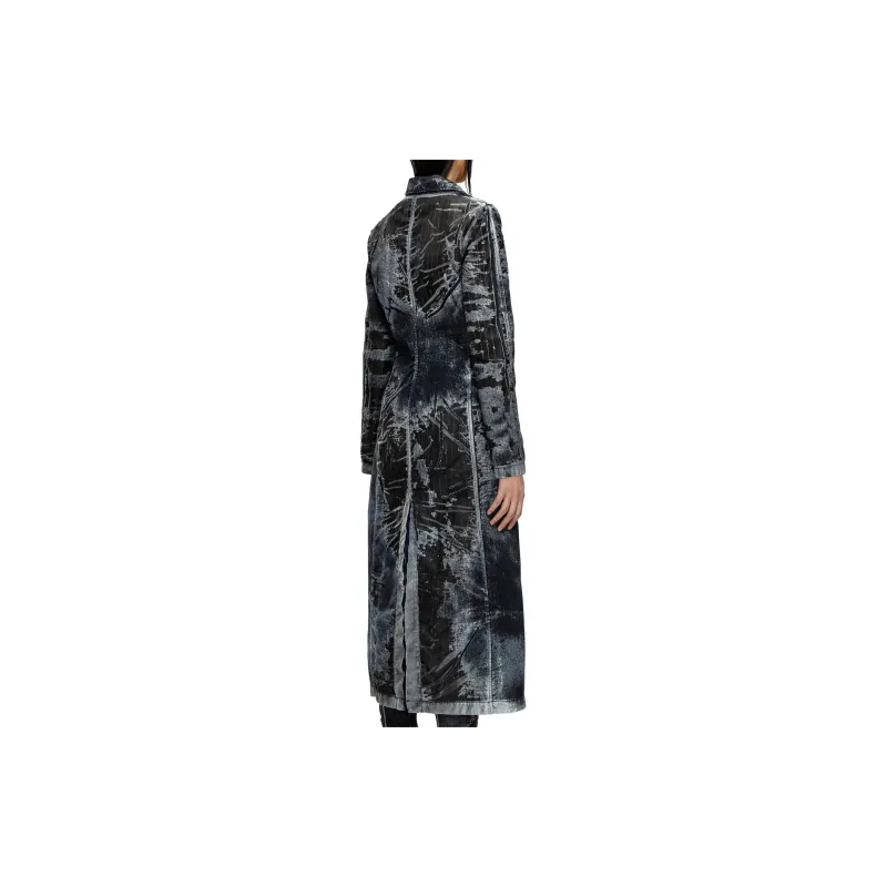 DIESEL SS24 Denim Jacket Women's Black-2