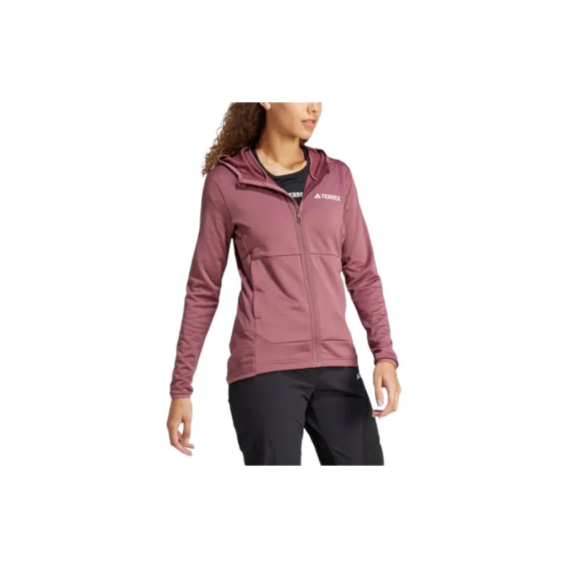 Adidas Jackets Coats Women's Burgundy Red-4