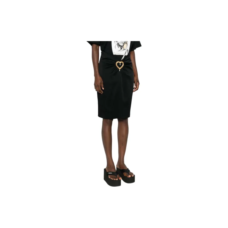 MOSCHINO Heart Cut out Mini Skirt-3