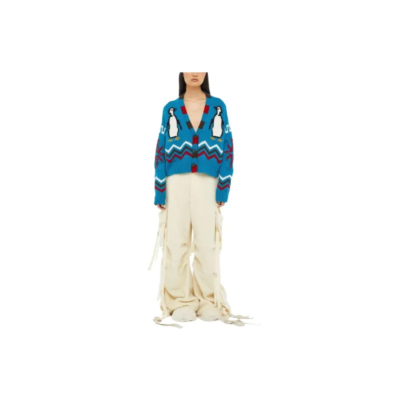 Alanui For The Love Of Penguins Cardigan-1