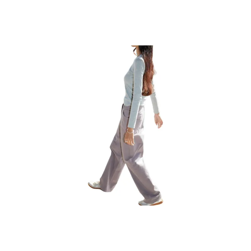 TAXIPHONE Jeans Women's Light Purple Gray-3