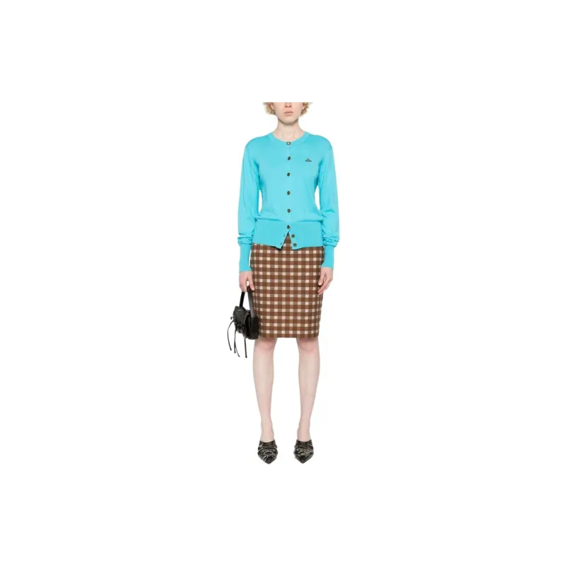 Vivienne Westwood Orb Embroidered Knitted Cardigan-1