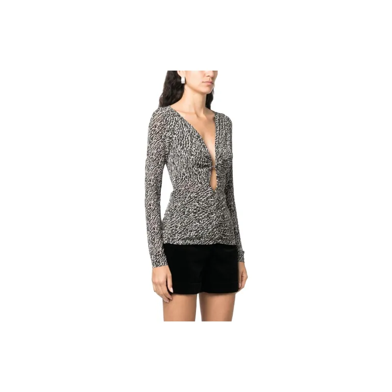 ISABEL MARANT Laura Abstract Printed Top-3
