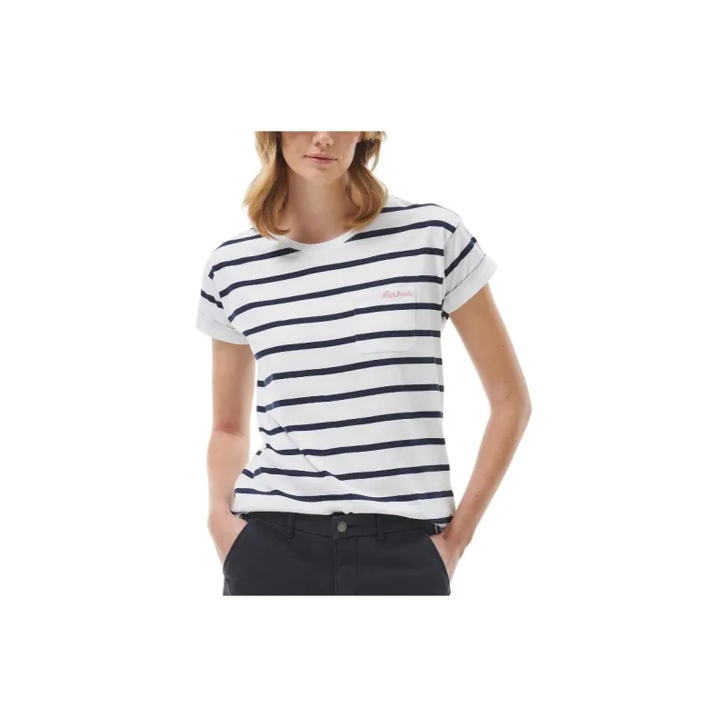 BARBOUR T-Shirt Women's Classic Navy Blue-3