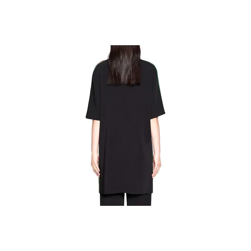 GUCCI Short Sleeved Dresses Women's Black-3