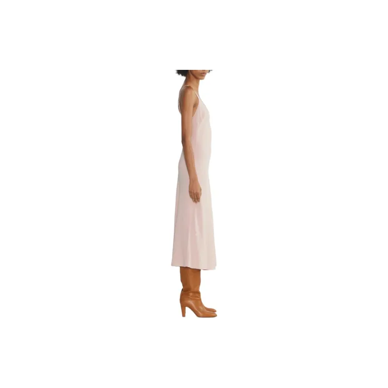ARITZIA FW24 Wilfred Boudoir Silk Slip Dress Slip Dresses Women's Bow Pink/Bowknot Pink-4