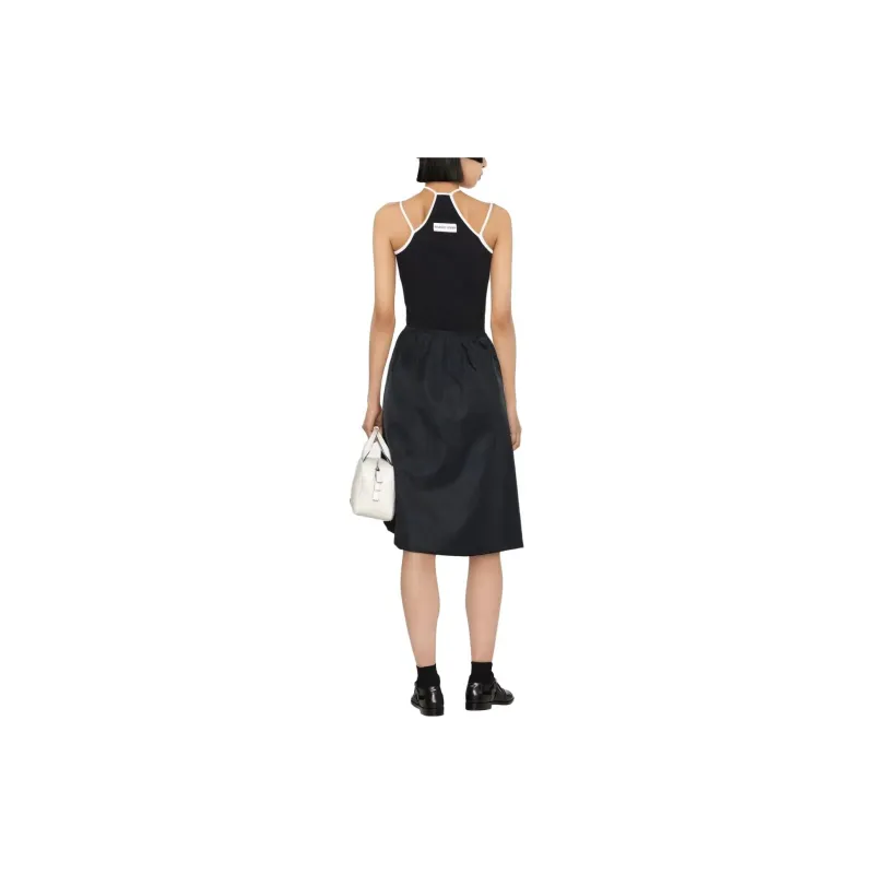 Marine Serre Tank Top Women's Black White-3