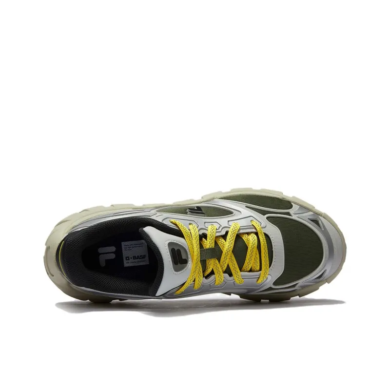 FILA FUSION BONE DX Spine Shoes Durable Breathable Low-Top Casual Shoes Men's Green Gray-2