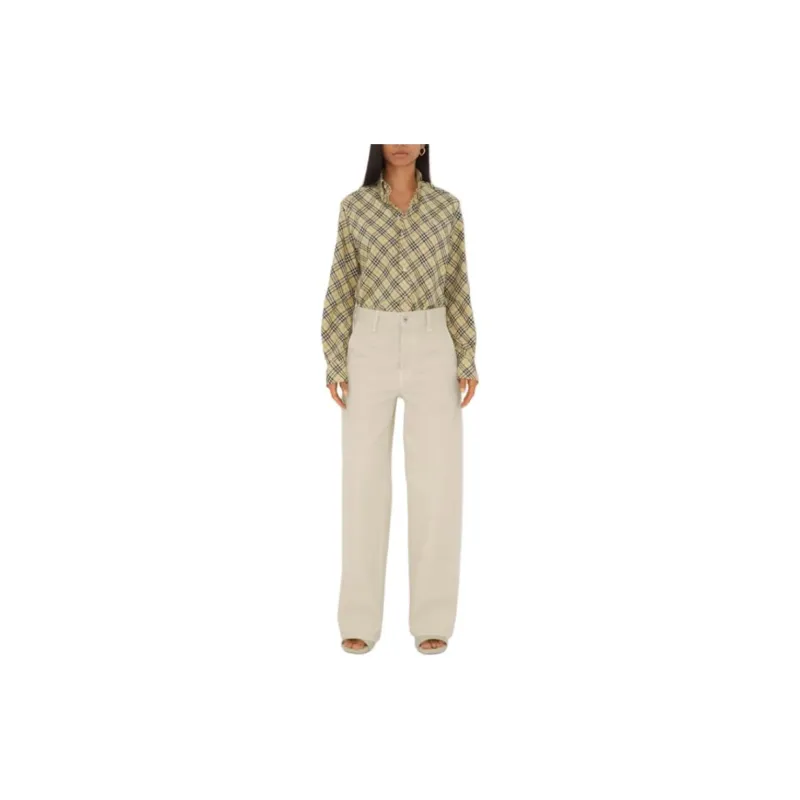 Burberry Check Pattern Long Sleeved Shirt-1