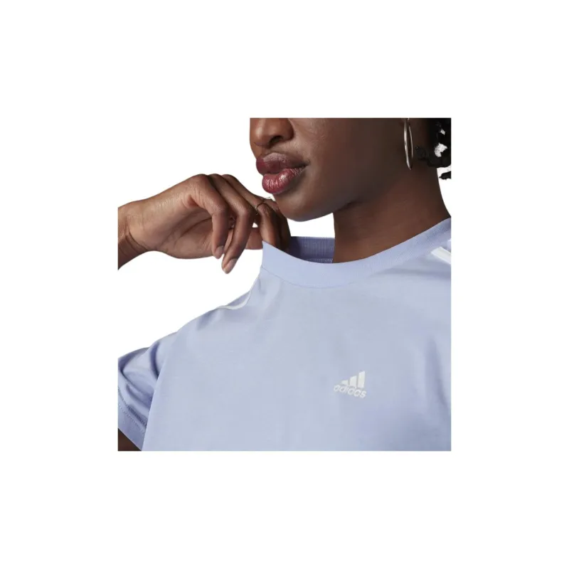 Adidas Crop Tops Women's Light Purple-4