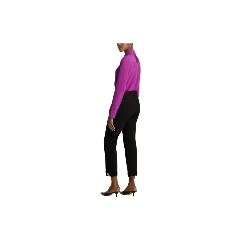 St. John Long-sleeve Silk Shirt-2