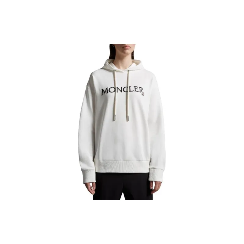 Moncler Logo Embroidered Drawstring Hoodie-2