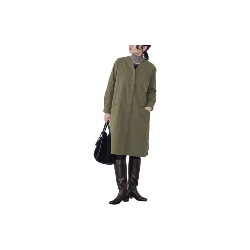 Beams Jackets & Coats Women's Olive Green-1