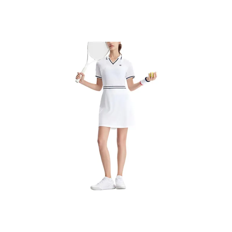 FILA Short Sleeved Dress Women's Jade White-2