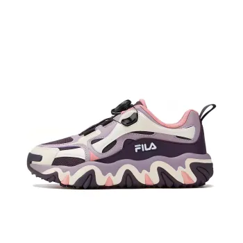 FILA KIDS Breathable And Slip Resistant Low Top Kids' Training Shoes Dark Purple Unisex