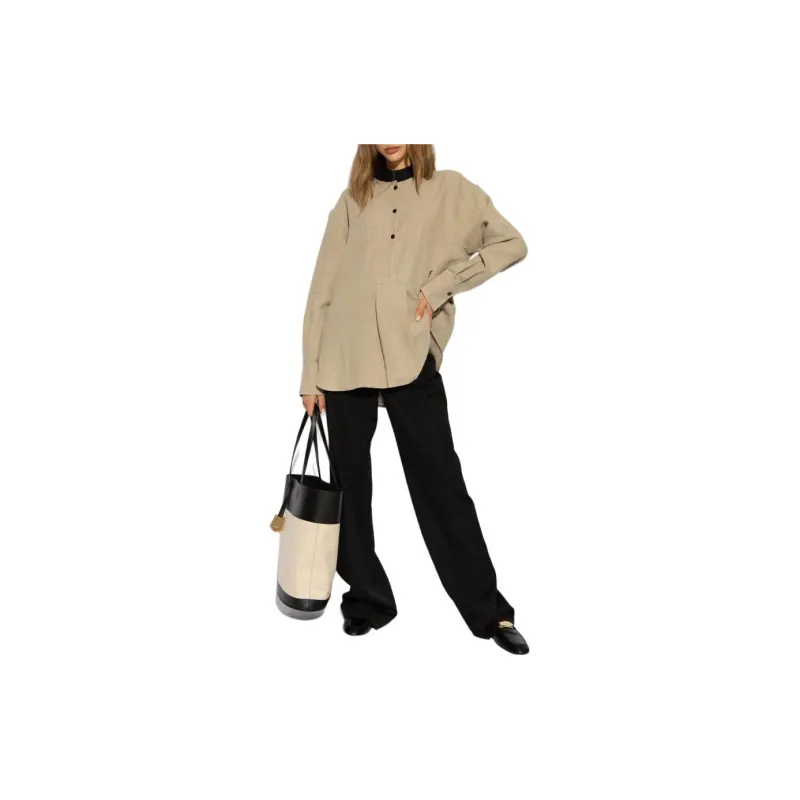 Ferragamo Shirts Women's Beige-1