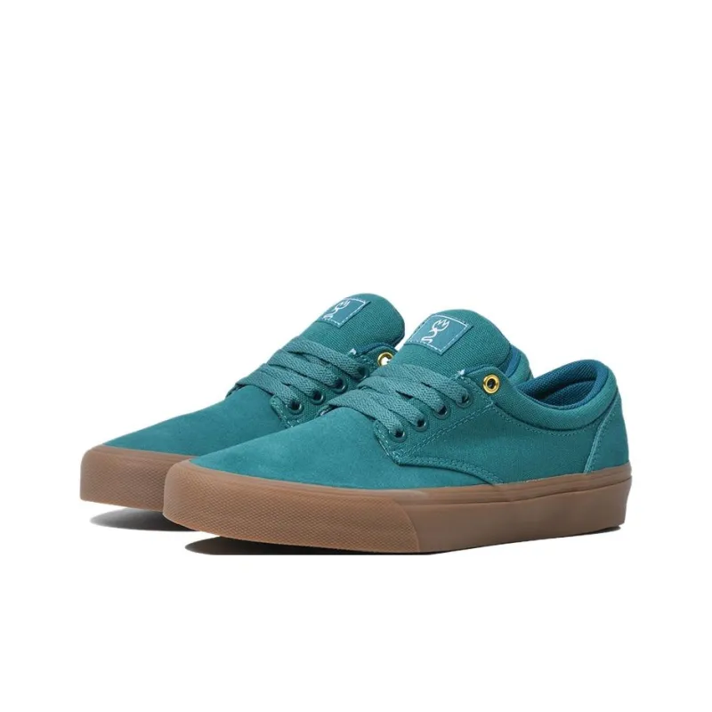 GOLUCK Cushioning, Wear Resistant Low Top Skateboard Shoes Unisex Wild Duck Green-1
