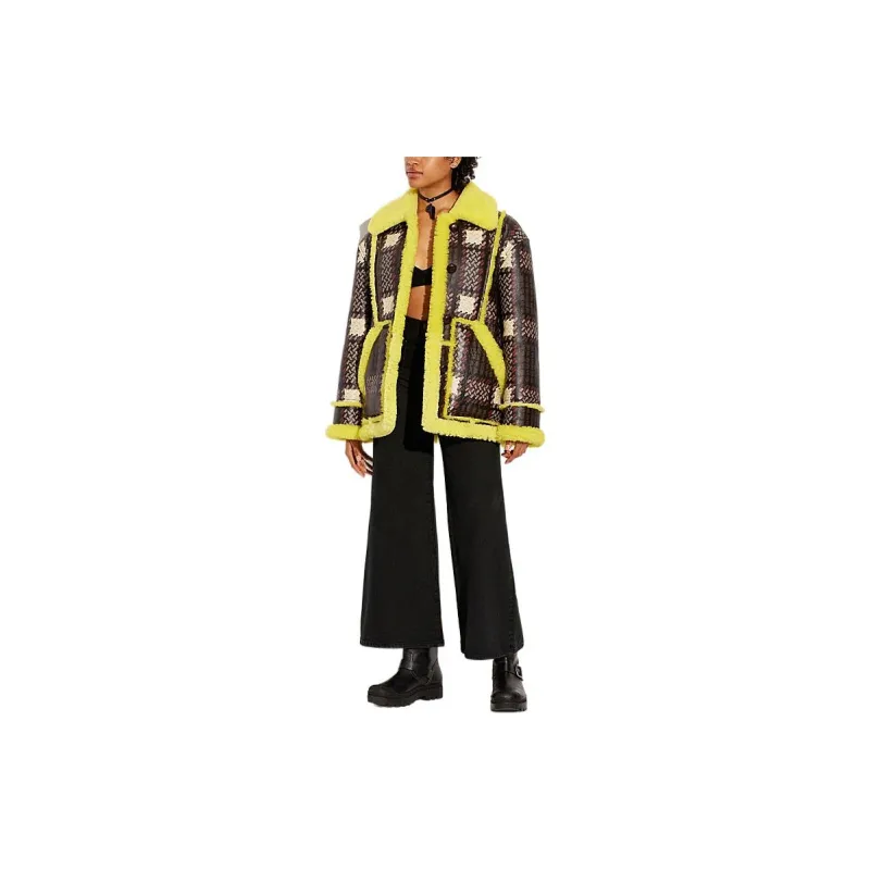 COACH Jackets Women's Yellow-1